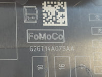 2015-2018 Ford Edge Fusebox Fuse Box Panel Relay Module P/N:G2GT14A075AA Fits Fits 2015 2016 2017 2018 OEM Used Auto Parts -