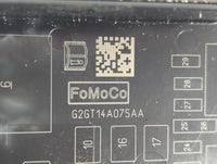 2015-2018 Ford Edge Fusebox Fuse Box Panel Relay Module P/N:G2GT 14A075 AA Fits Fits 2015 2016 2017 2018 OEM Used Auto Parts