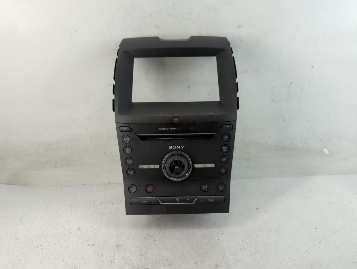 2015 Ford Edge Radio AM FM Cd Player Receiver Replacement P/N:FT4T-18E245-EL OEM Used Auto Parts - Oemusedautoparts1.com