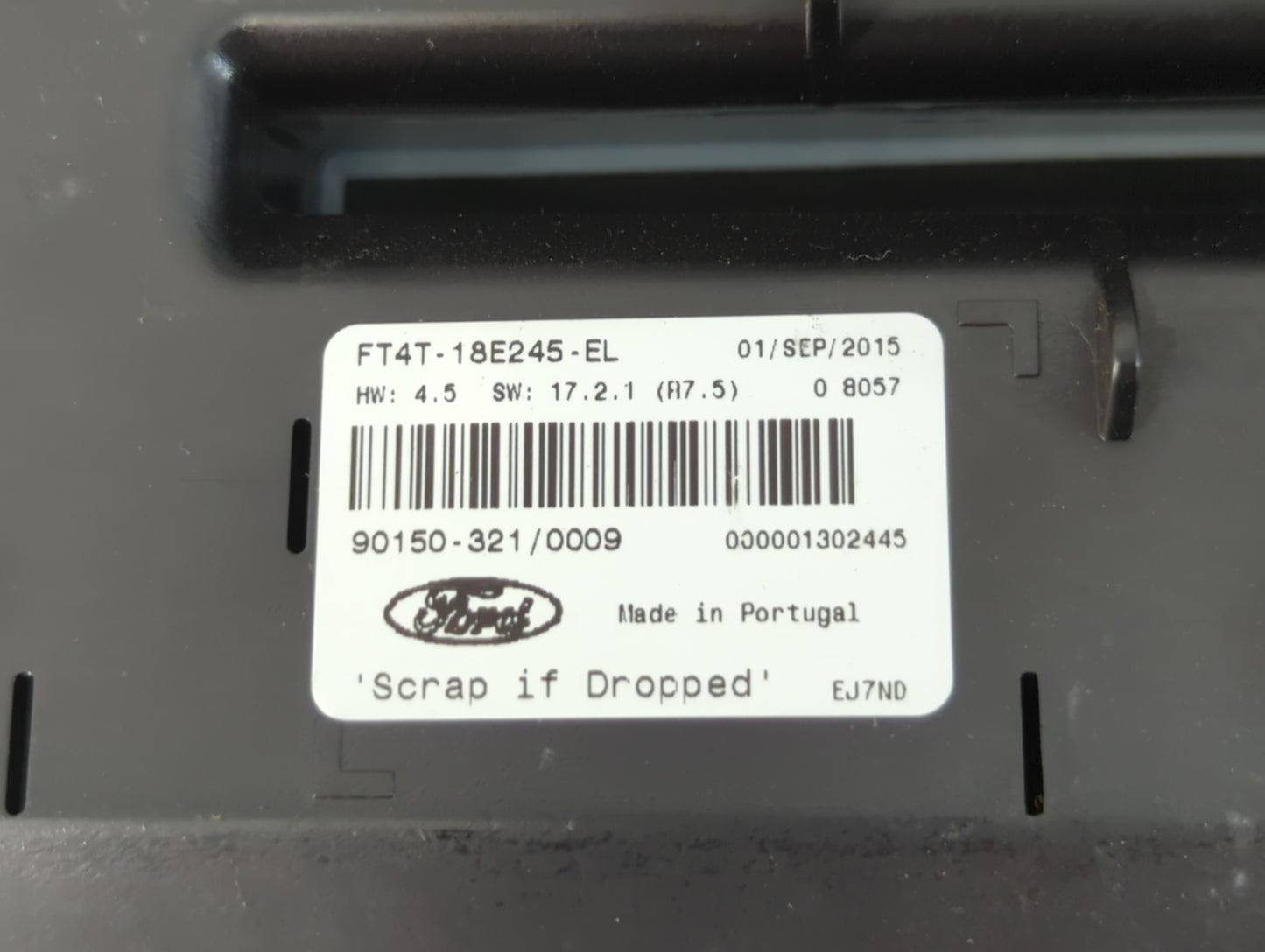 2015 Ford Edge Radio AM FM Cd Player Receiver Replacement P/N:FT4T-18E245-EL Fits OEM Used Auto Parts - Oemusedautoparts1.co