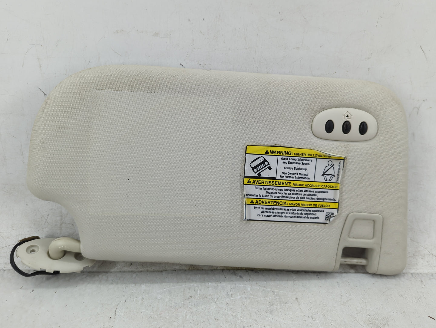 2013-2019 Ford Escape Sun Visor Shade Replacement Driver Left Mirror Fits Fits 2013 2014 2015 2016 2017 2018 2019 OEM Used A