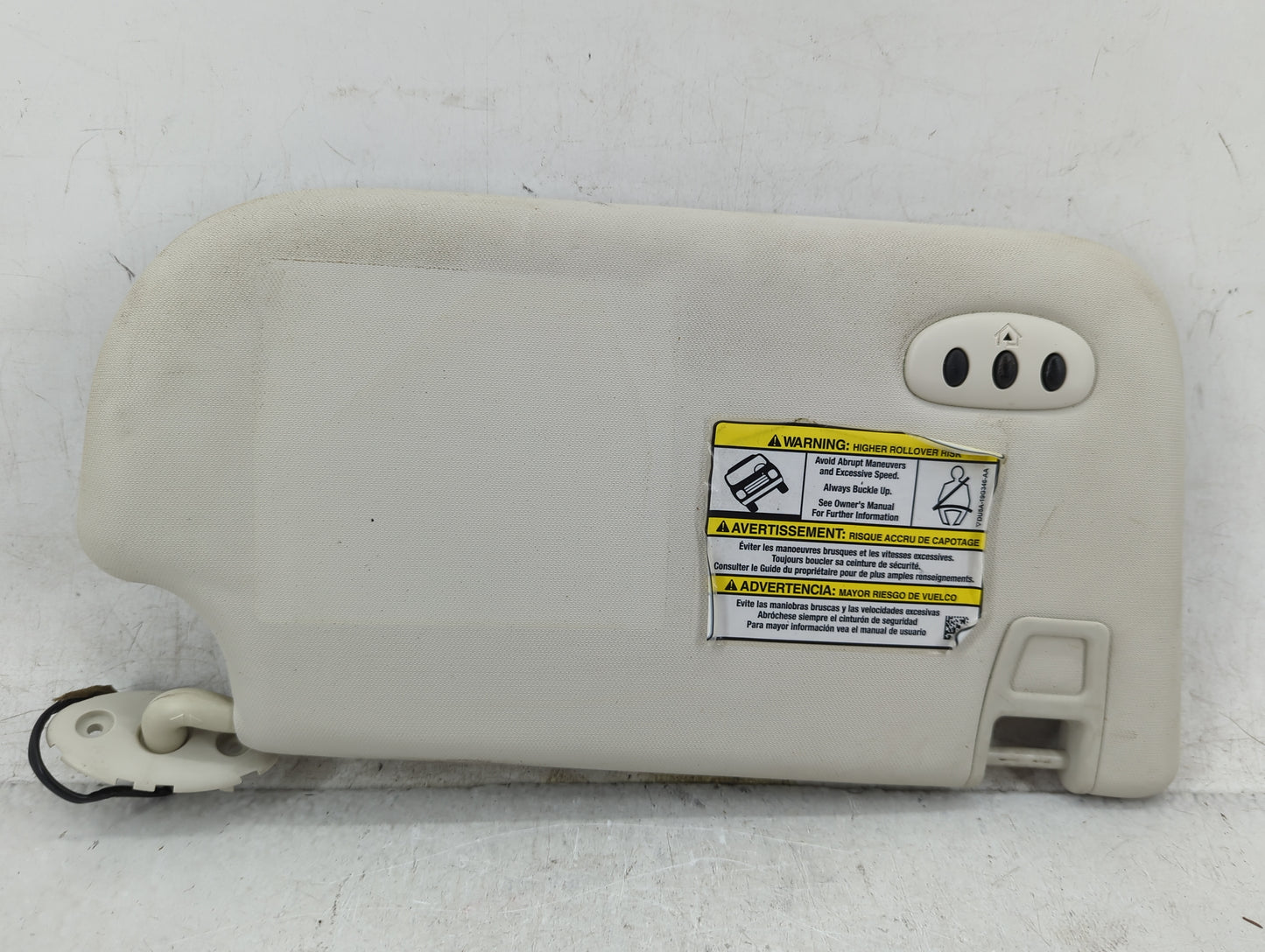 2013-2019 Ford Escape Sun Visor Shade Replacement Driver Left Mirror Fits Fits 2013 2014 2015 2016 2017 2018 2019 OEM Used A