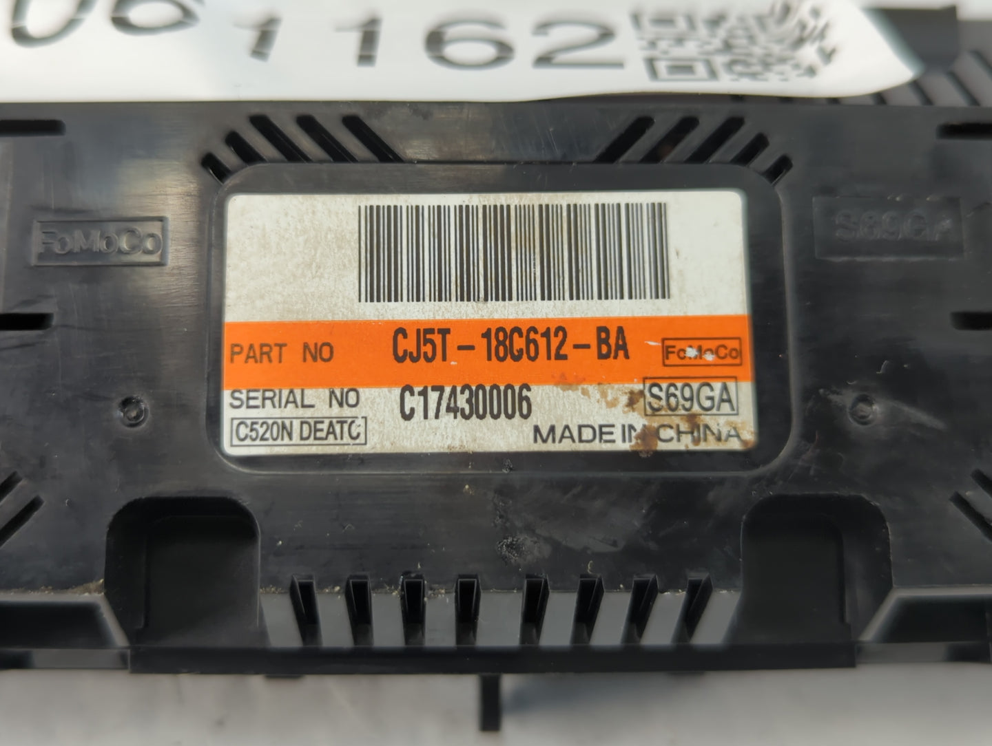 2013-2016 Ford Escape Climate Control Module Temperature AC/Heater Replacement P/N:CJ5T-18C612-BA Fits Fits 2013 2014 2015 2