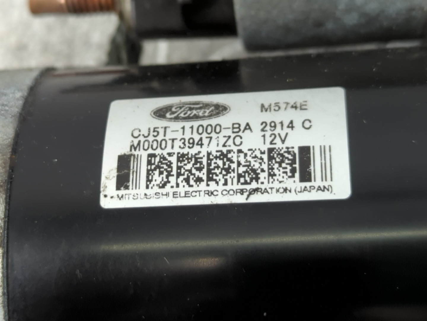2013-2016 Ford Escape Car Starter Motor Solenoid OEM P/N:M000T39471ZC CJ5T-11000-BA Fits Fits 2013 2014 2015 2016 OEM Used A