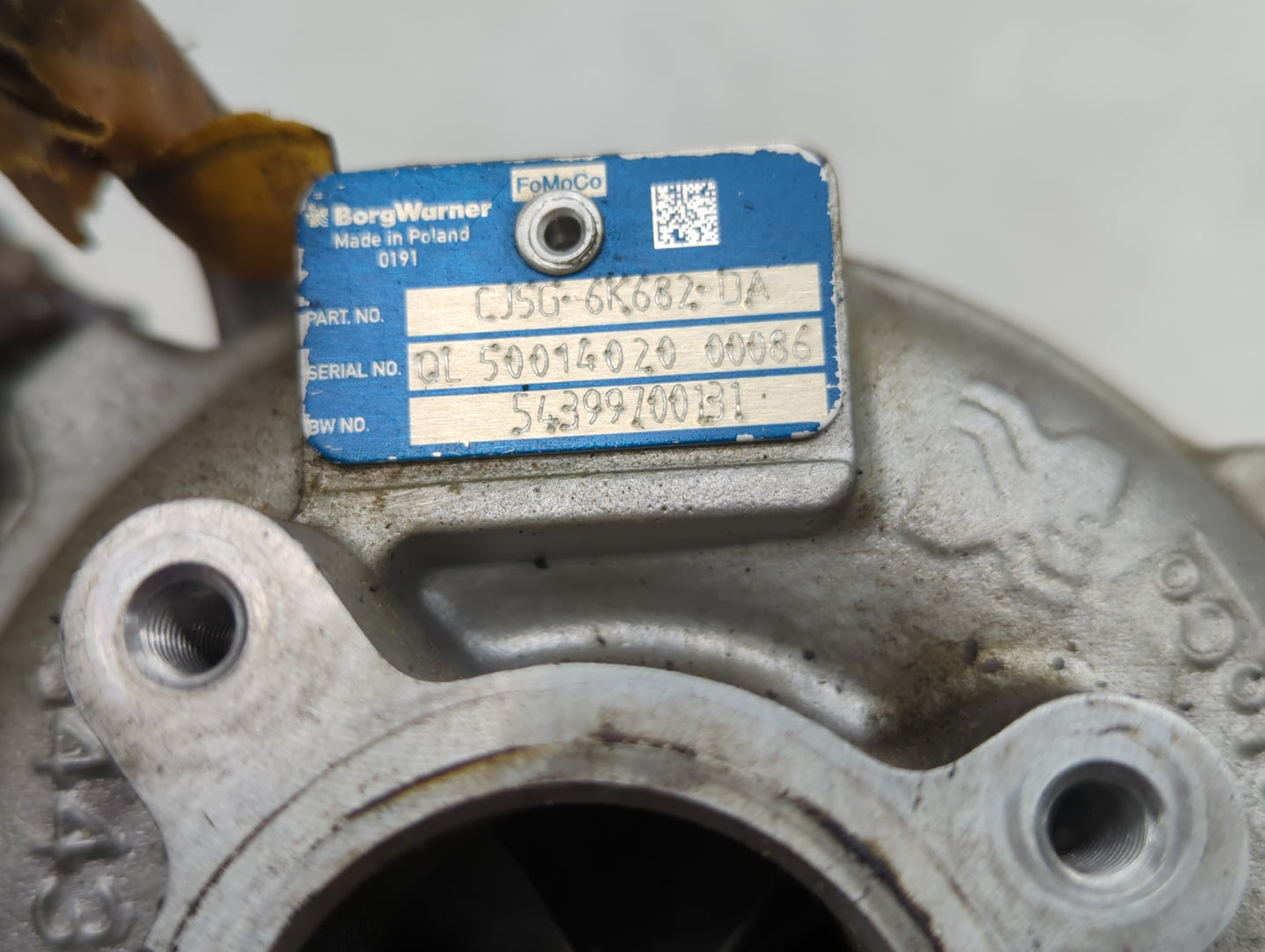 2013 Ford Escape Turbocharger Turbo Charger Super Charger Supercharger - Oemusedautoparts1.com
