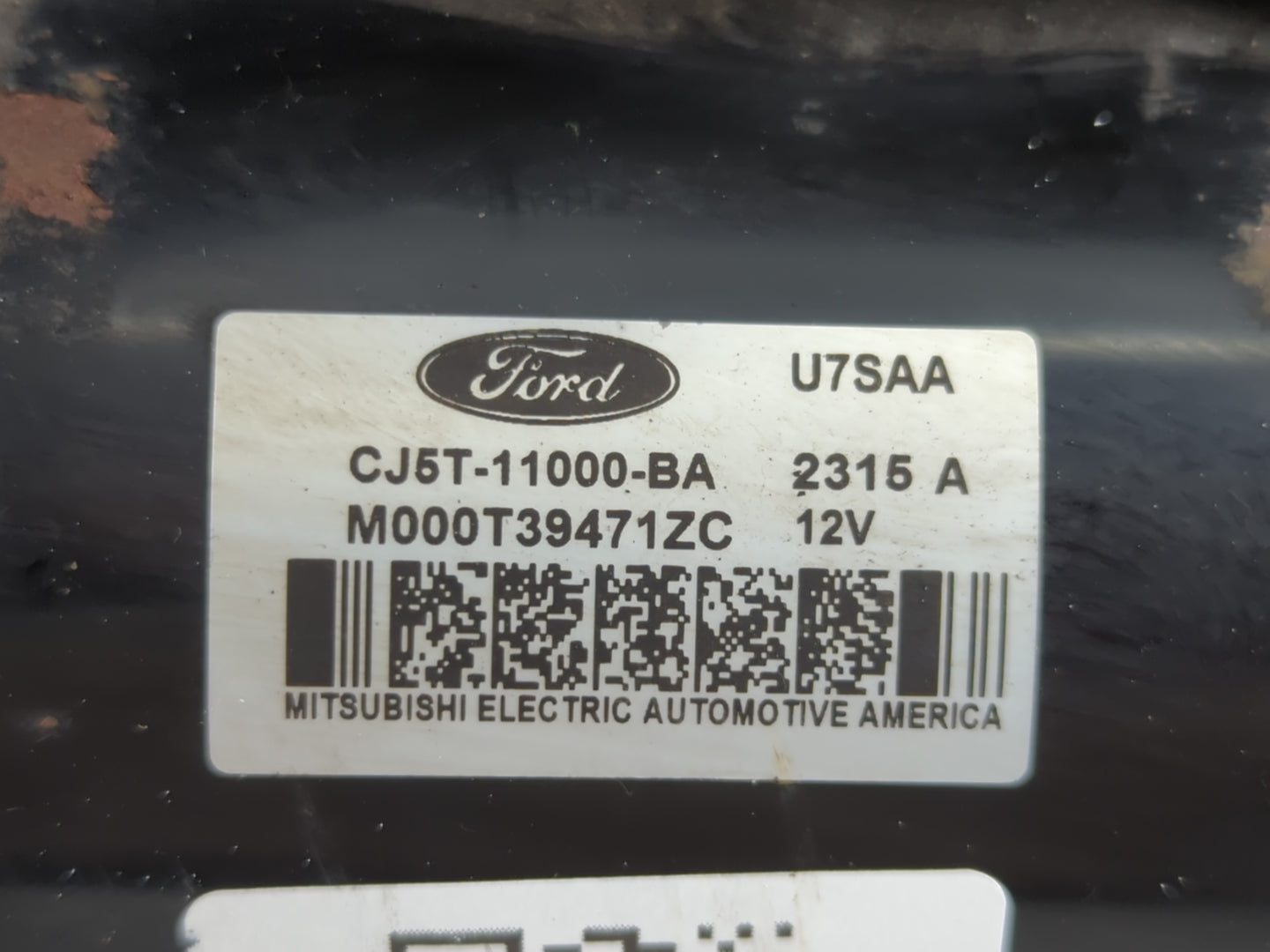 2013-2016 Ford Escape Car Starter Motor Solenoid OEM P/N:CJ5T-11000-BA Fits Fits 2013 2014 2015 2016 OEM Used Auto Parts - O