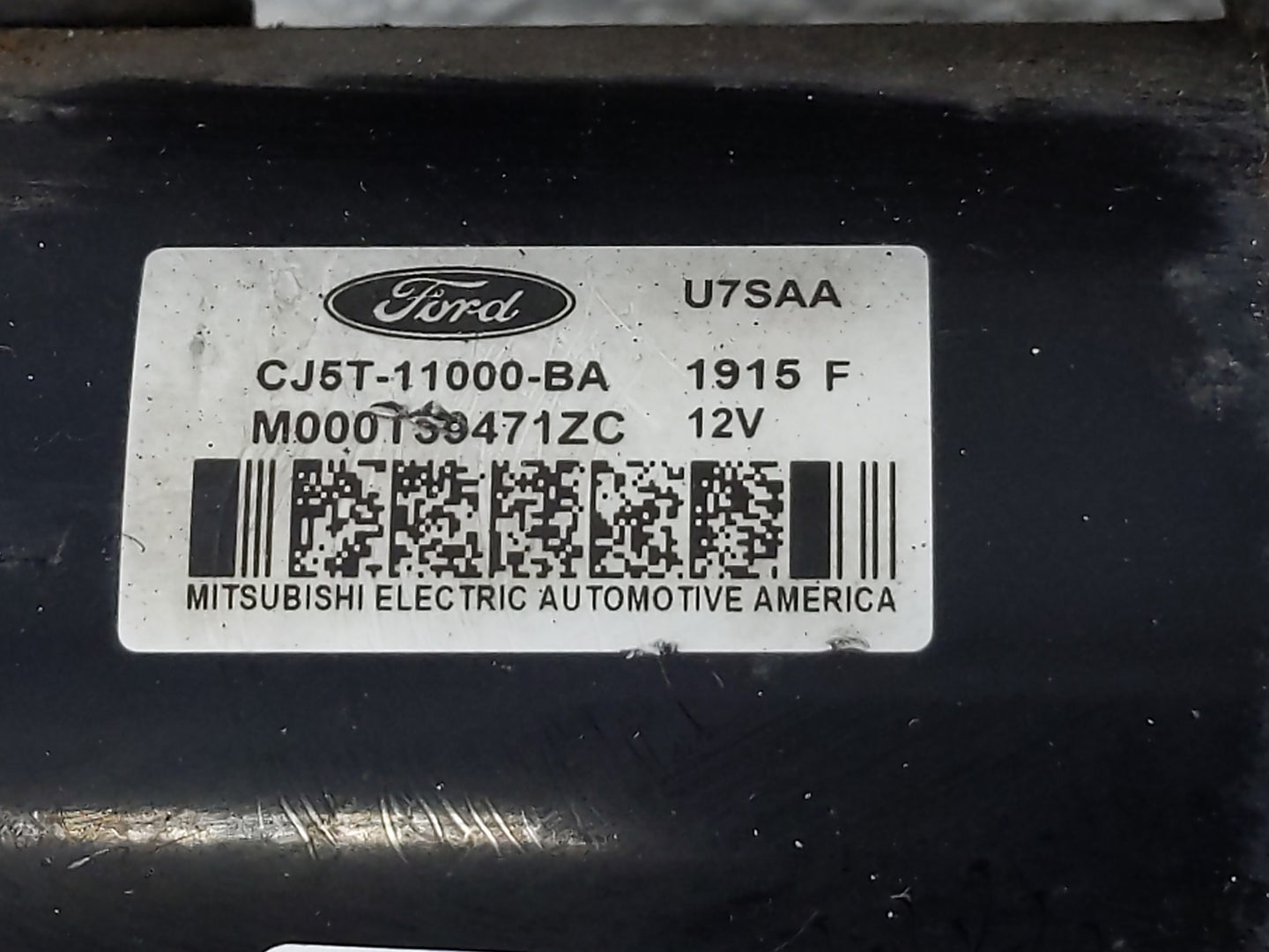2013-2016 Ford Escape Car Starter Motor Solenoid OEM P/N:CJ5T-11000-BA Fits Fits 2013 2014 2015 2016 OEM Used Auto Parts - O