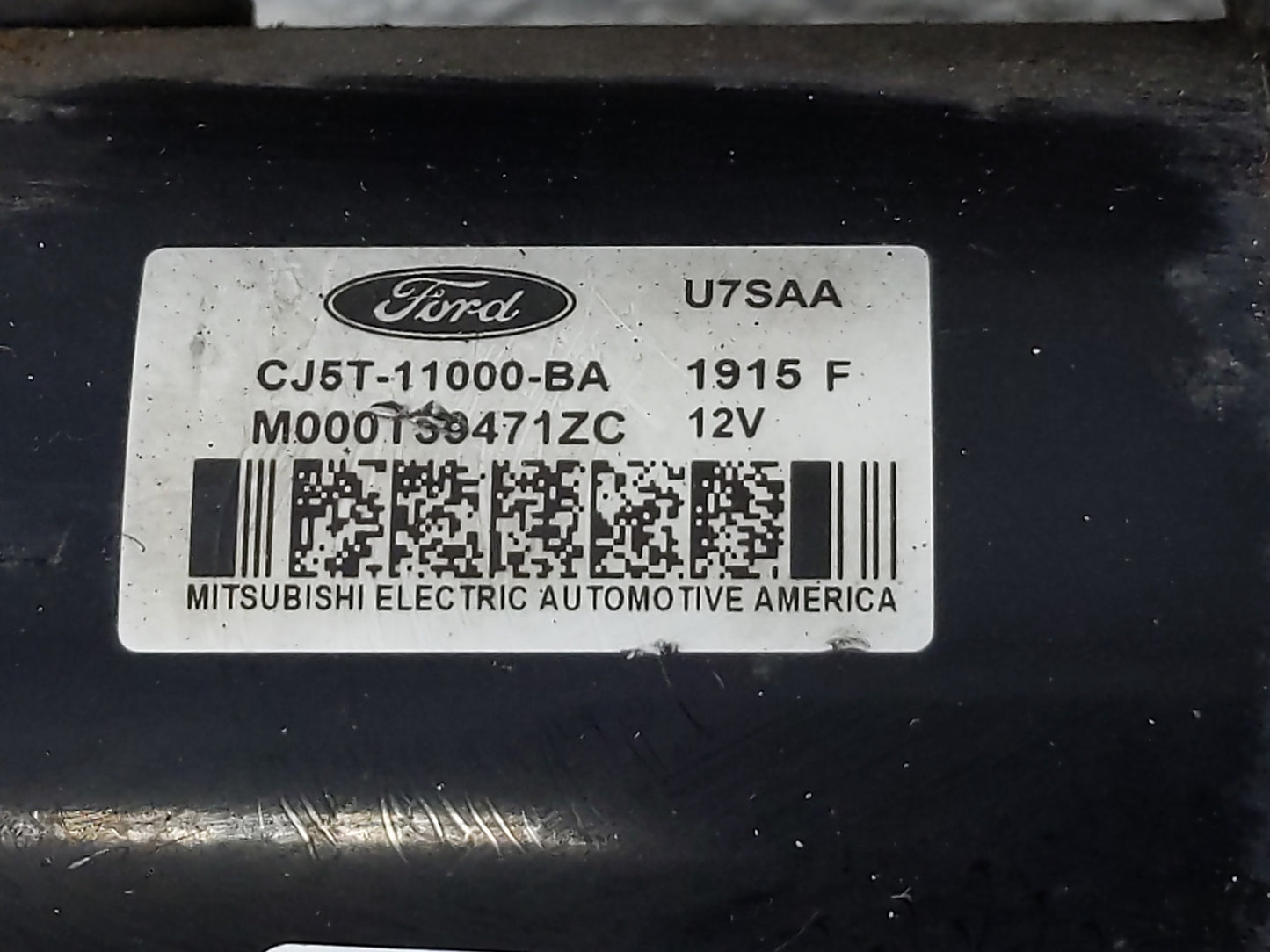 2013-2016 Ford Escape Car Starter Motor Solenoid OEM P/N:CJ5T-11000-BA Fits Fits 2013 2014 2015 2016 OEM Used Auto Parts - O