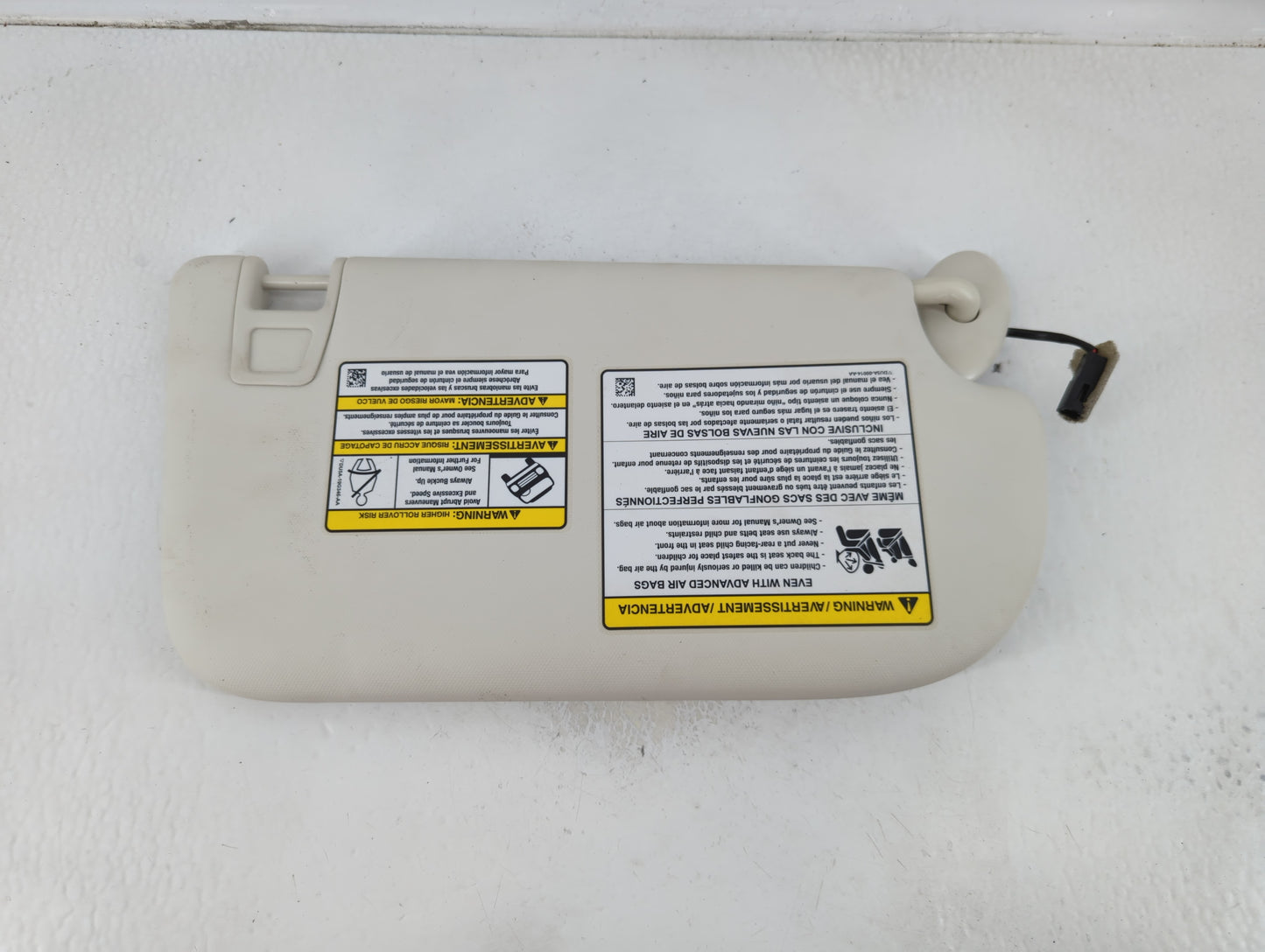 2013-2019 Ford Escape Sun Visor Shade Replacement Driver Left Mirror Fits Fits 2013 2014 2015 2016 2017 2018 2019 OEM Used A