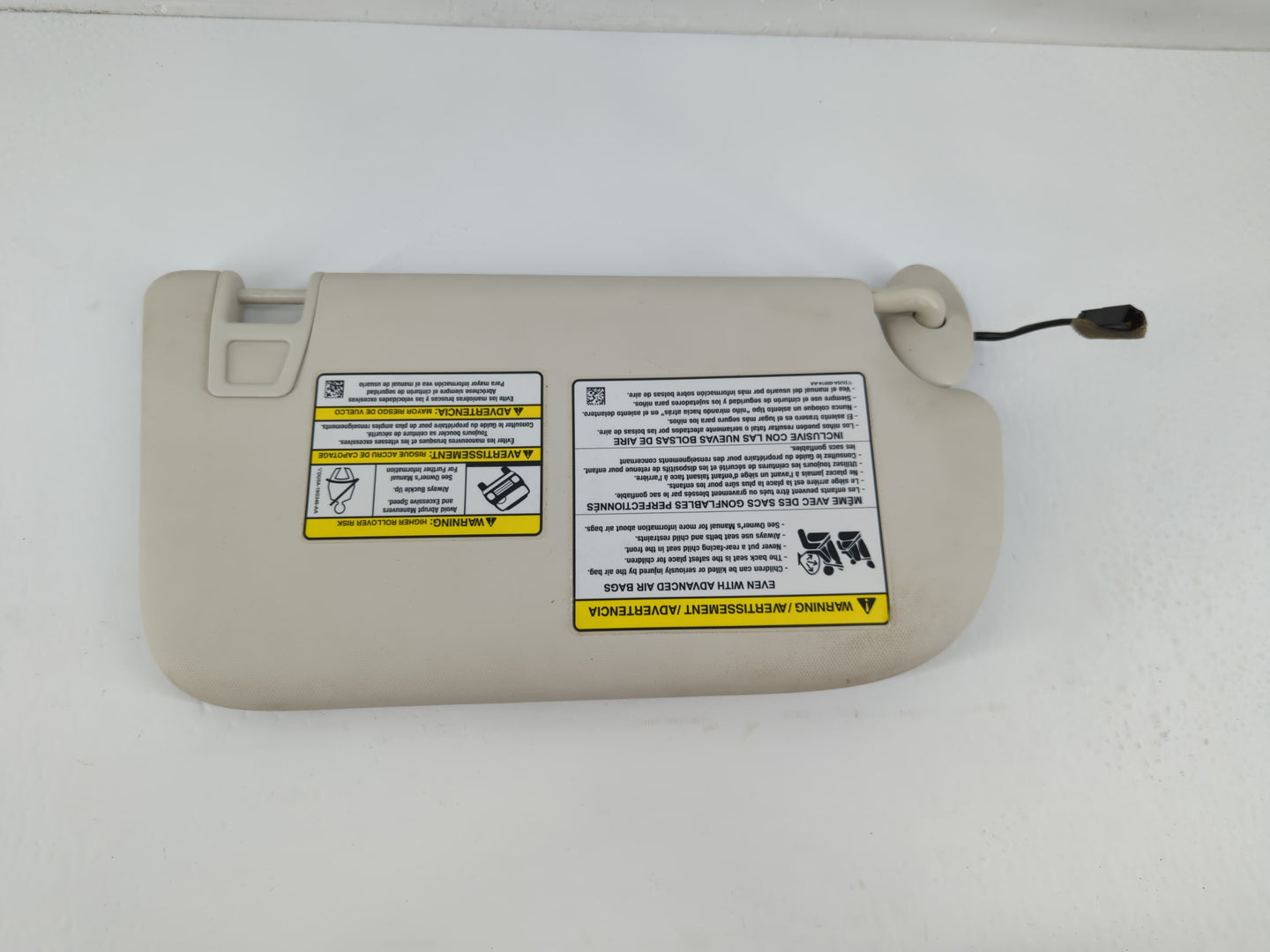 2013-2019 Ford Escape Sun Visor Shade Replacement Driver Left Mirror Fits Fits 2013 2014 2015 2016 2017 2018 2019 OEM Used A