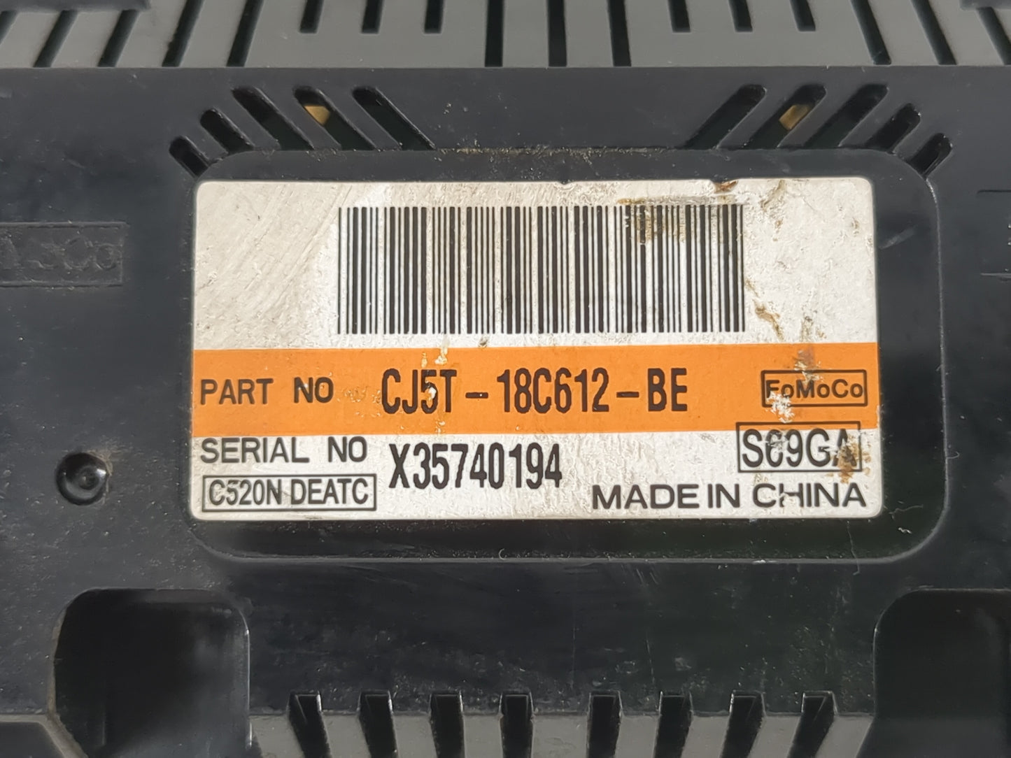 2015-2016 Ford Escape Climate Control Module Temperature AC/Heater Replacement P/N:CJ5T-18C612-BE Fits Fits 2015 2016 OEM Us