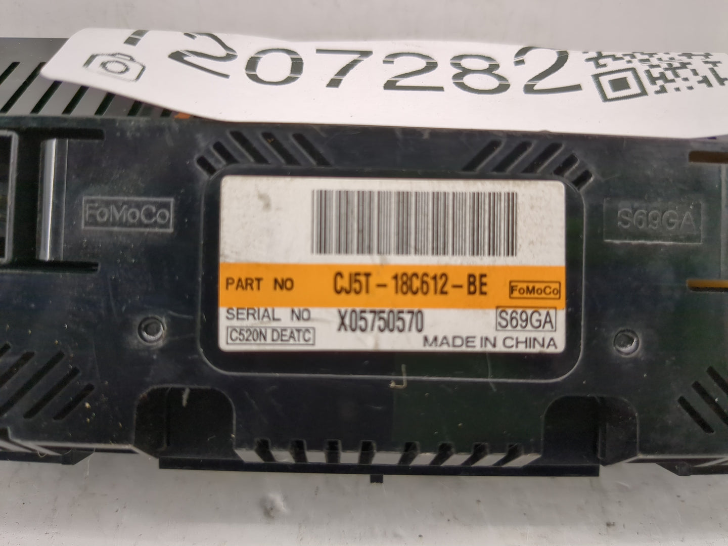 2015-2016 Ford Escape Climate Control Module Temperature AC/Heater Replacement P/N:CJ5T-18C612-BE Fits Fits 2015 2016 OEM Us