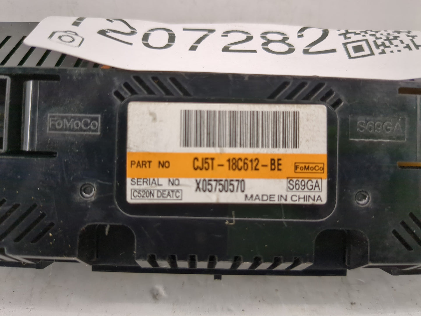 2015-2016 Ford Escape Climate Control Module Temperature AC/Heater Replacement P/N:CJ5T-18C612-BE Fits Fits 2015 2016 OEM Us