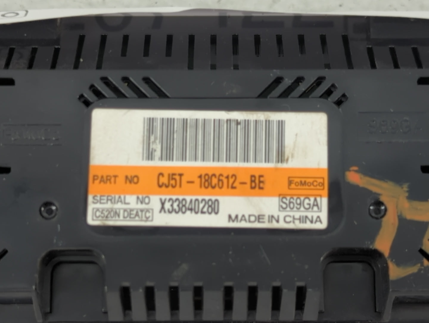 2015-2016 Ford Escape Climate Control Module Temperature AC/Heater Replacement P/N:CJ5T-18C612-BE Fits Fits 2015 2016 OEM Us