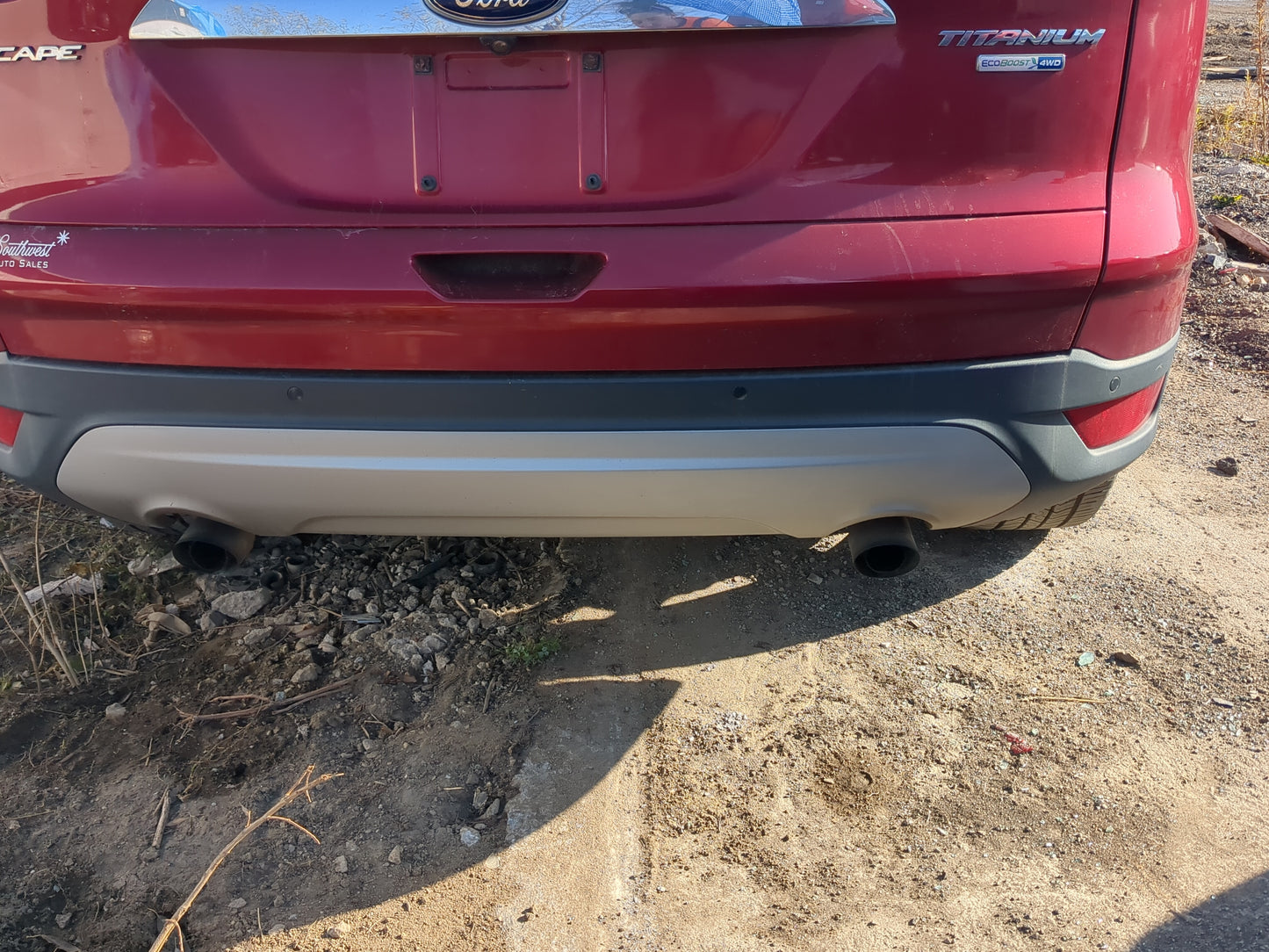 2013-2016 Ford Escape Rear Bumper Assembly Oem 1237273 - Oemusedautoparts1.com