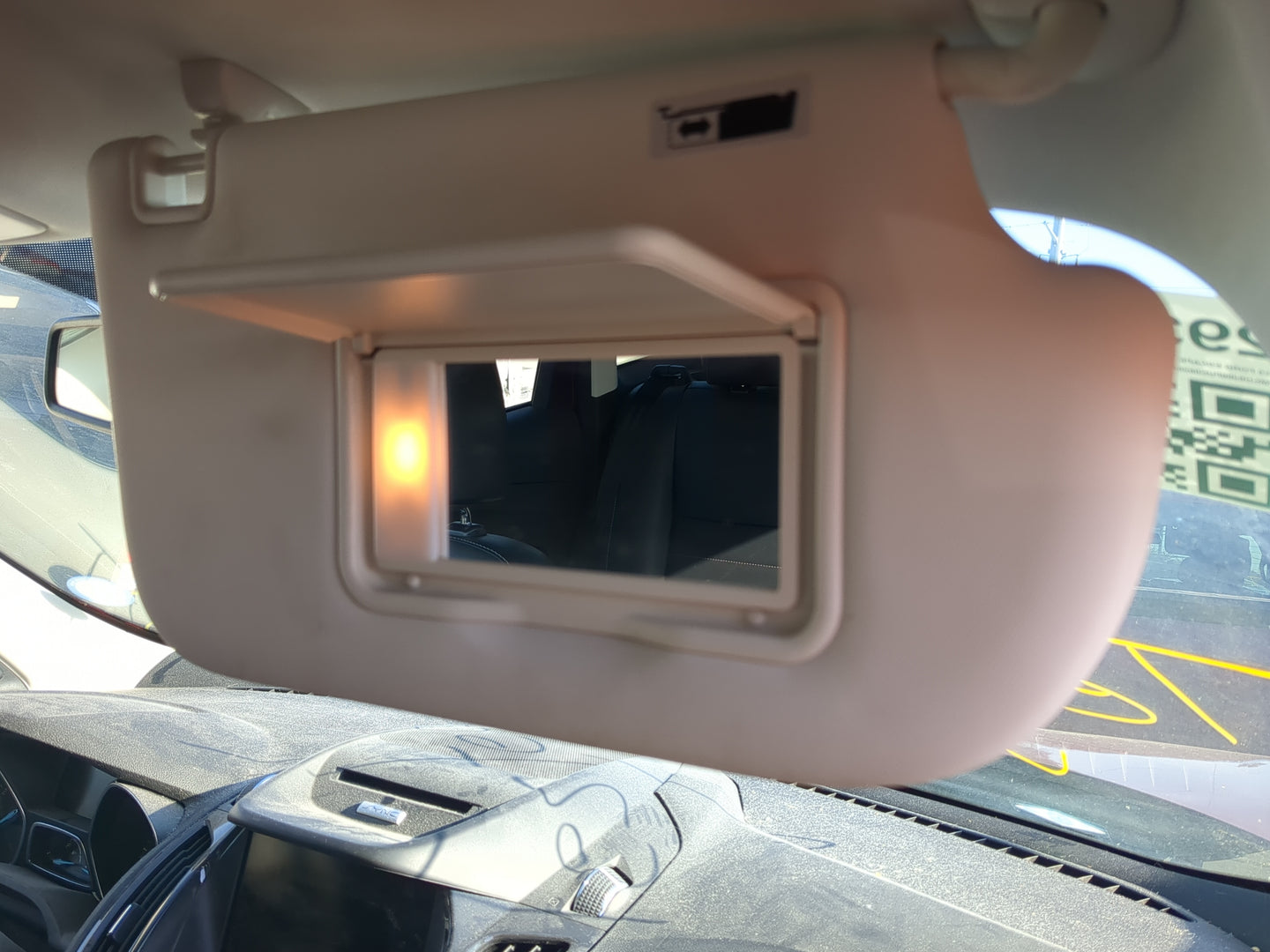 2013-2019 Ford Escape Sun Visor Shade Replacement Passenger Right Mirror Fits Fits 2013 2014 2015 2016 2017 2018 2019 OEM Us