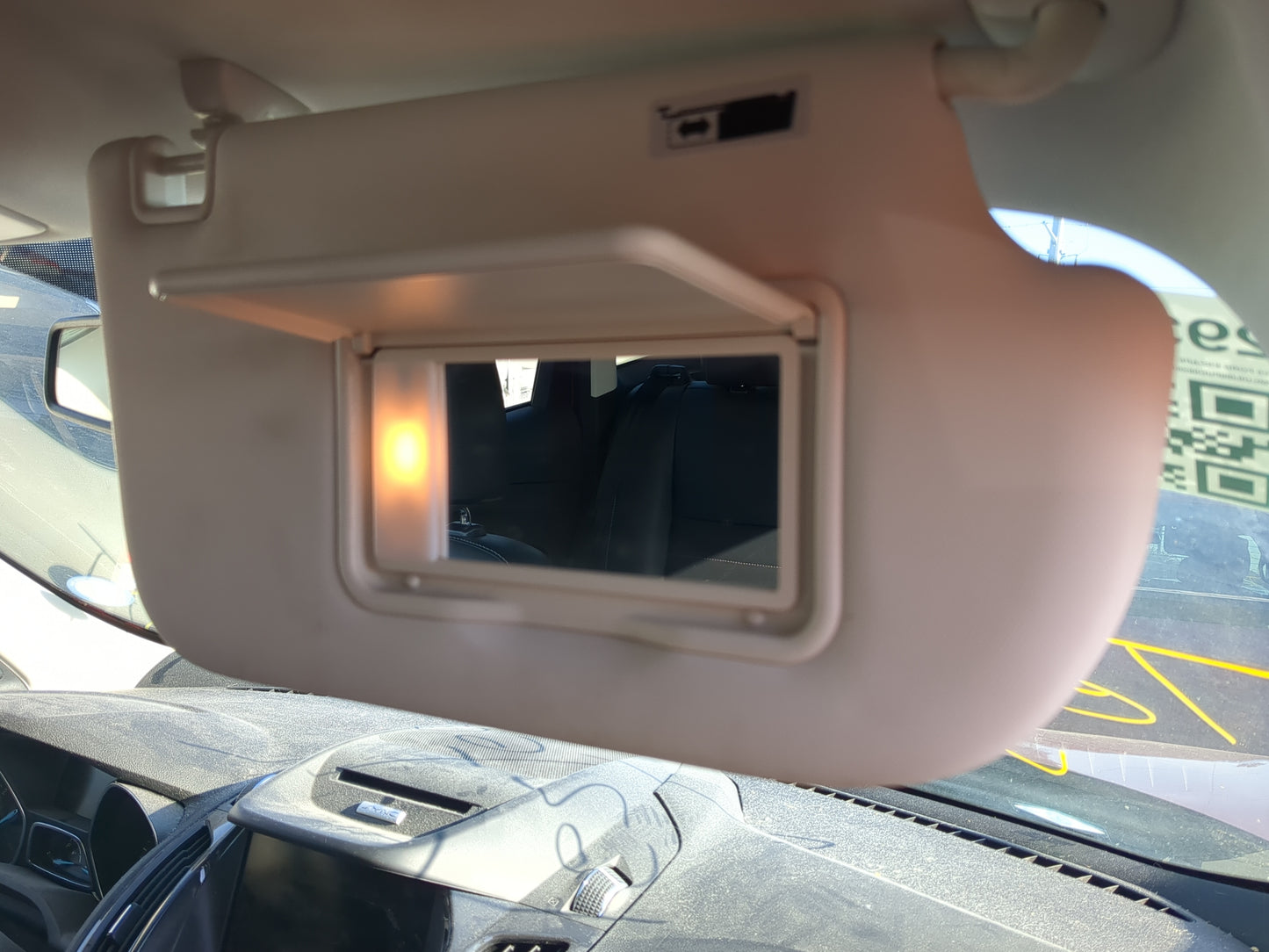 2013-2019 Ford Escape Sun Visor Shade Replacement Passenger Right Mirror Fits Fits 2013 2014 2015 2016 2017 2018 2019 OEM Us