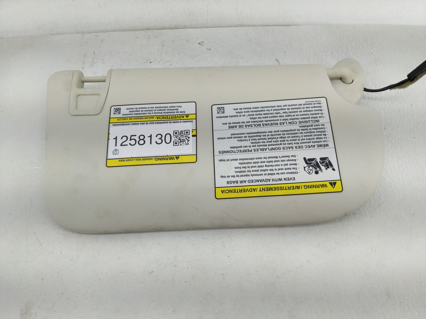 2013-2019 Ford Escape Sun Visor Shade Replacement Driver Left Mirror Fits Fits 2013 2014 2015 2016 2017 2018 2019 OEM Used A