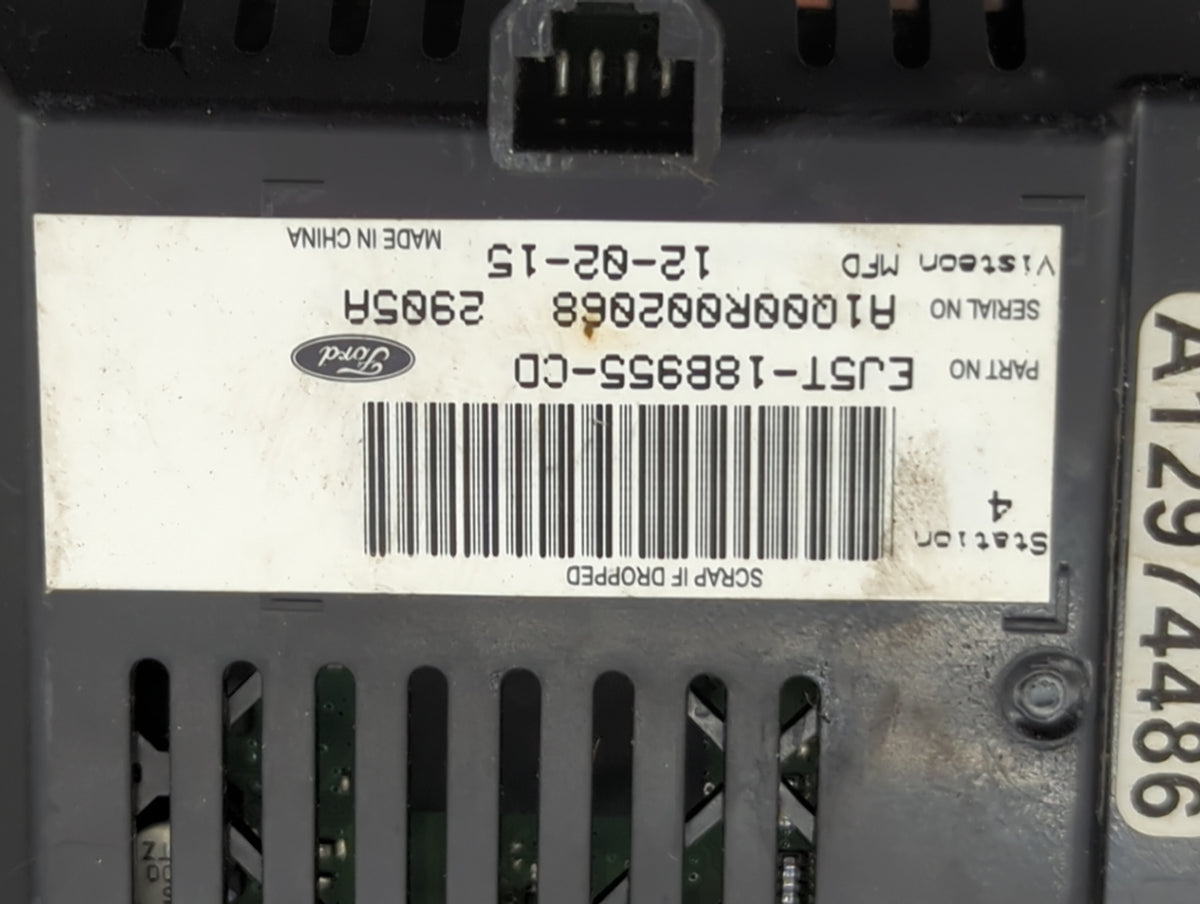 2013-2016 Ford Escape Information Radio Display Screen 1354814 - Oemusedautoparts1.com