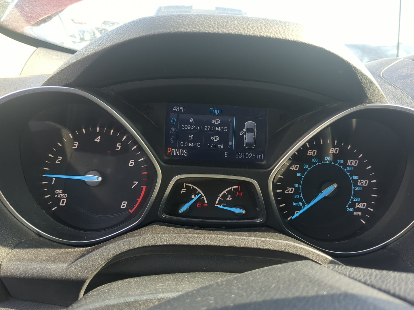 2014-2015 Ford Escape Instrument Cluster Speedometer Gauges Miles:231K Fits Fits 2014 2015 OEM Used Auto Parts - Oemusedauto
