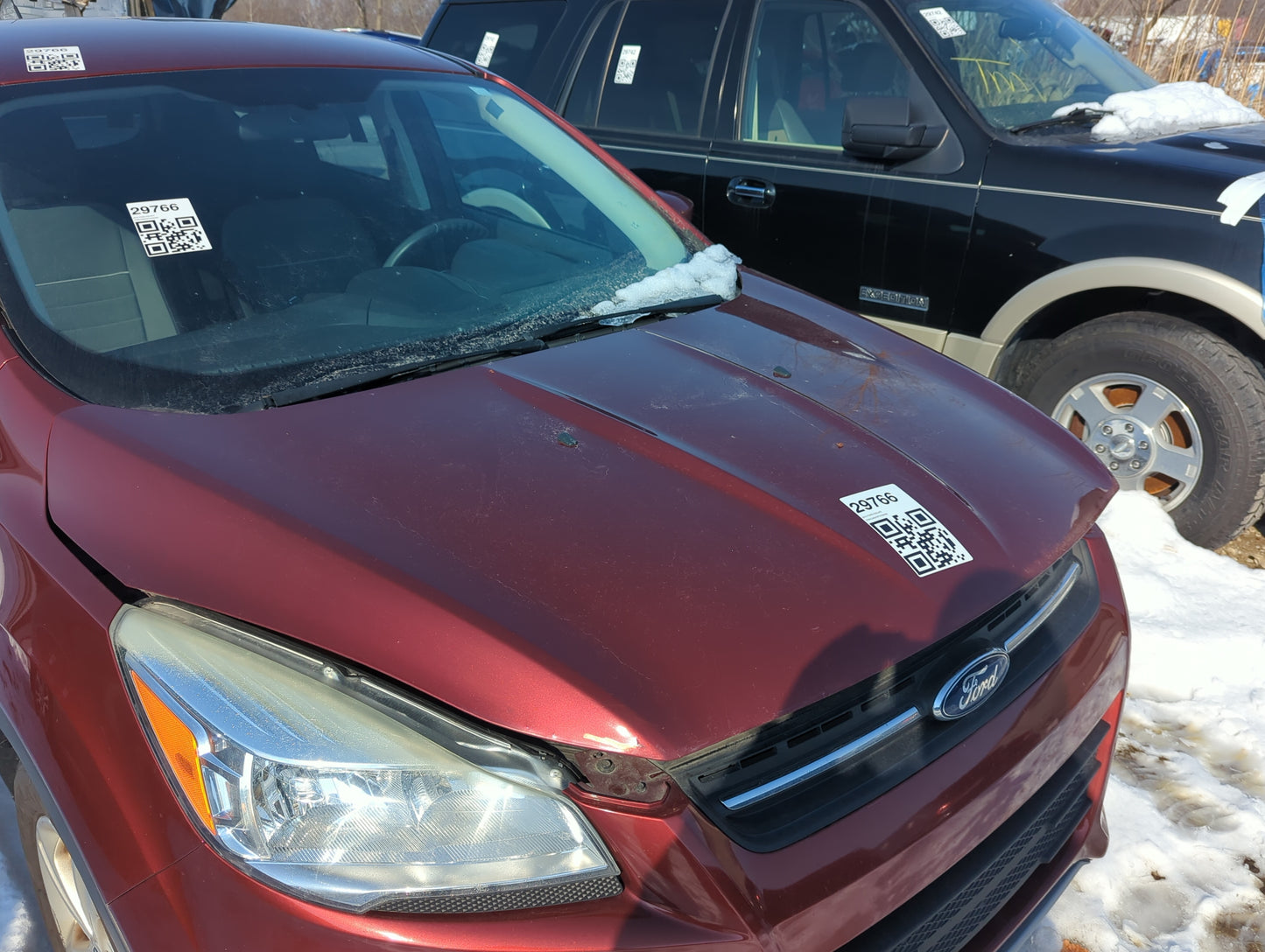 2013-2016 Ford Escape Hood Oem 1365961 - Oemusedautoparts1.com