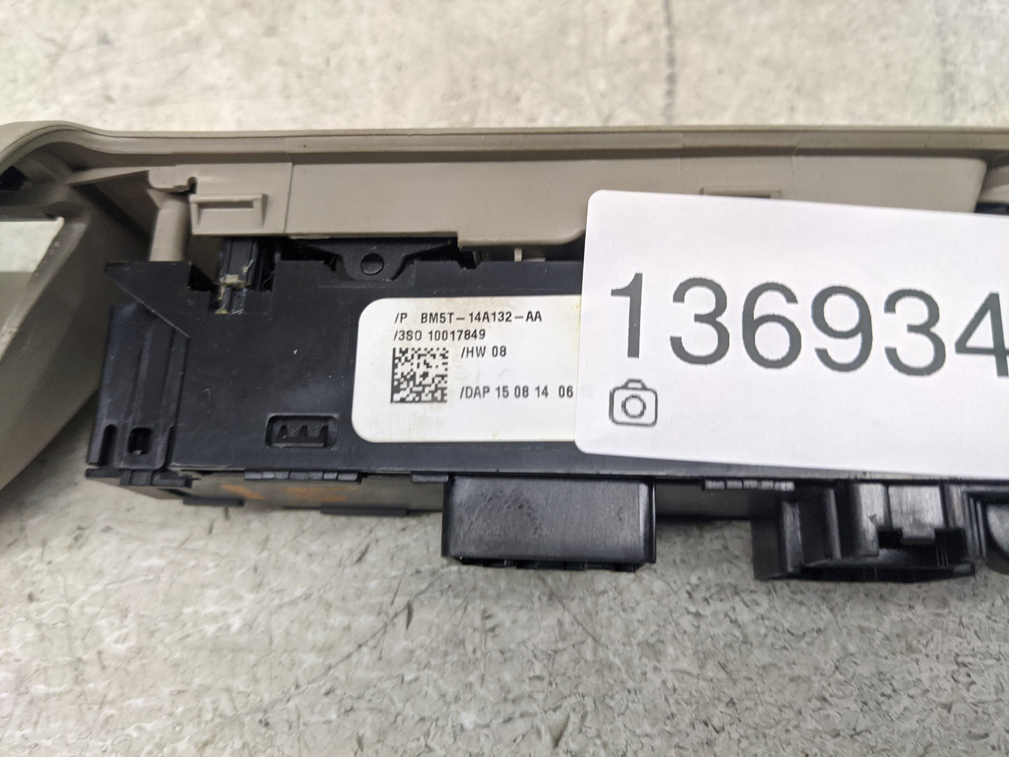 2013-2019 Ford Escape Master Power Window Switch Replacement Driver Side Left P/N:BM5T-14A132-AA Fits OEM Used Auto Parts - 