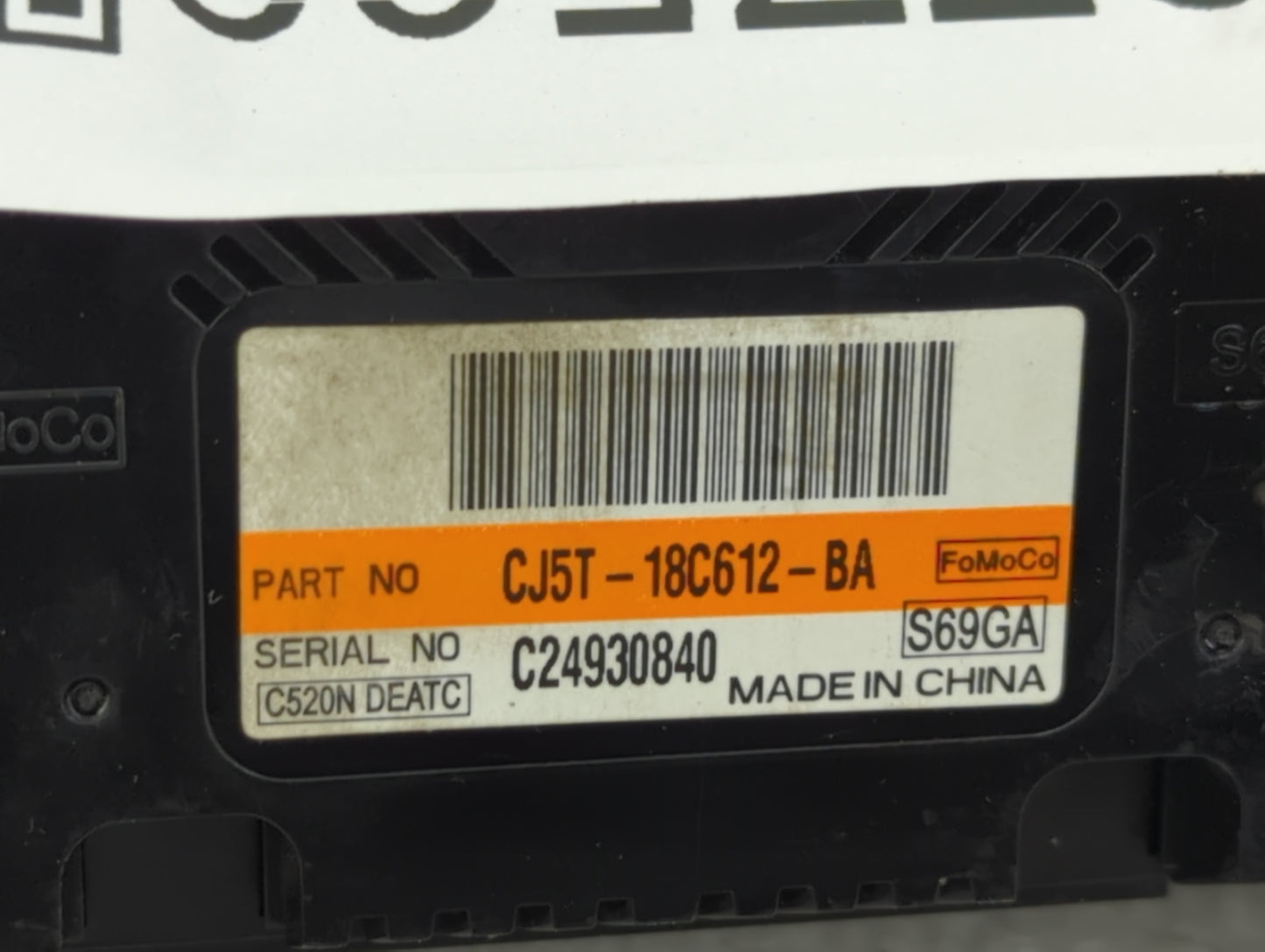 2013-2015 Ford Escape Climate Control Module Temperature AC/Heater Replacement P/N:CJ5T-18C612-BA CJ5T-18C612-BC Fits OEM Us