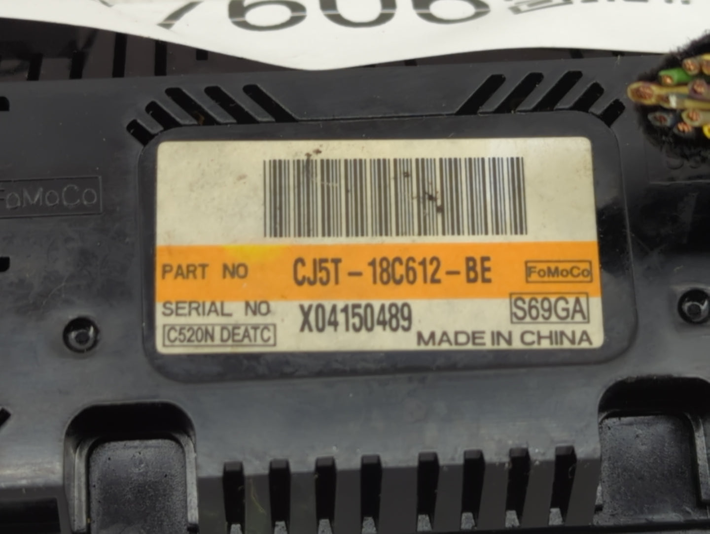 2015-2016 Ford Escape Climate Control Module Temperature AC/Heater Replacement P/N:CJ5T-18C612-BE Fits Fits 2015 2016 OEM Us