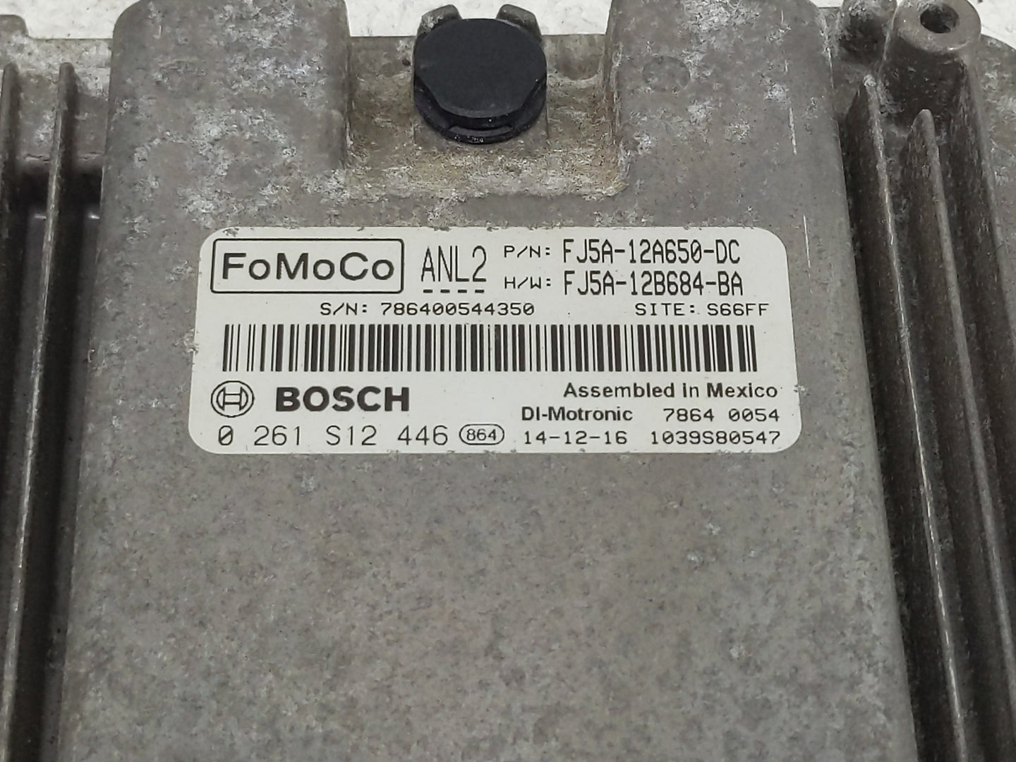 2013-2016 Ford Escape PCM Engine Control Computer ECU ECM PCU OEM P/N:FJ5A-12A650-DC 0 261 S12 446 Fits Fits 2013 2014 2015 