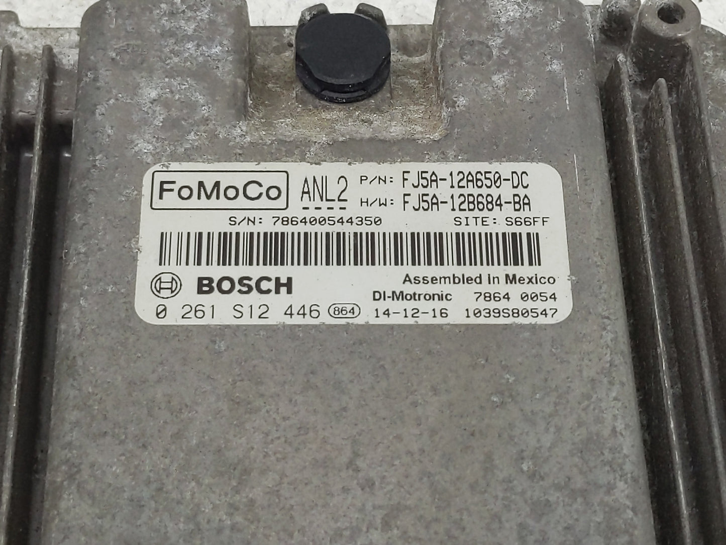 2013-2016 Ford Escape PCM Engine Control Computer ECU ECM PCU OEM P/N:FJ5A-12A650-DC 0 261 S12 446 Fits Fits 2013 2014 2015 