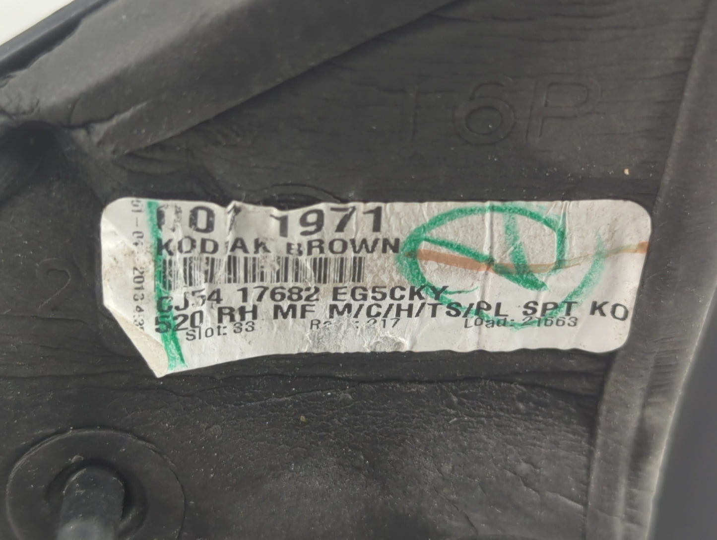 2013-2016 Ford Escape Passenger Side View Mirror - Right Door Mirror OEM Used - Oemusedautoparts1.com