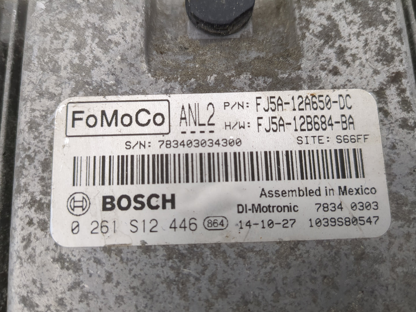 2015-2016 Ford Escape PCM Engine Control Computer ECU ECM PCU OEM P/N:FJ5A-12B684-BA Fits Fits 2015 2016 OEM Used Auto Parts