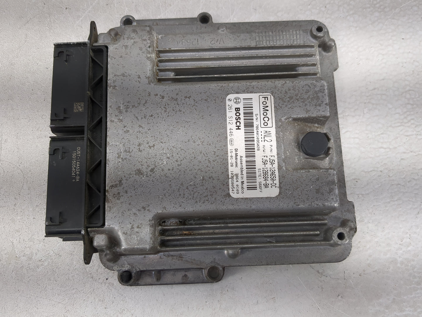 2015 Ford Escape PCM Engine Control Computer ECU ECM PCU OEM P/N:FJ5A-12A650-DC FJ5A-12B684-BA, 0261S12446, 7864010950528 Fi
