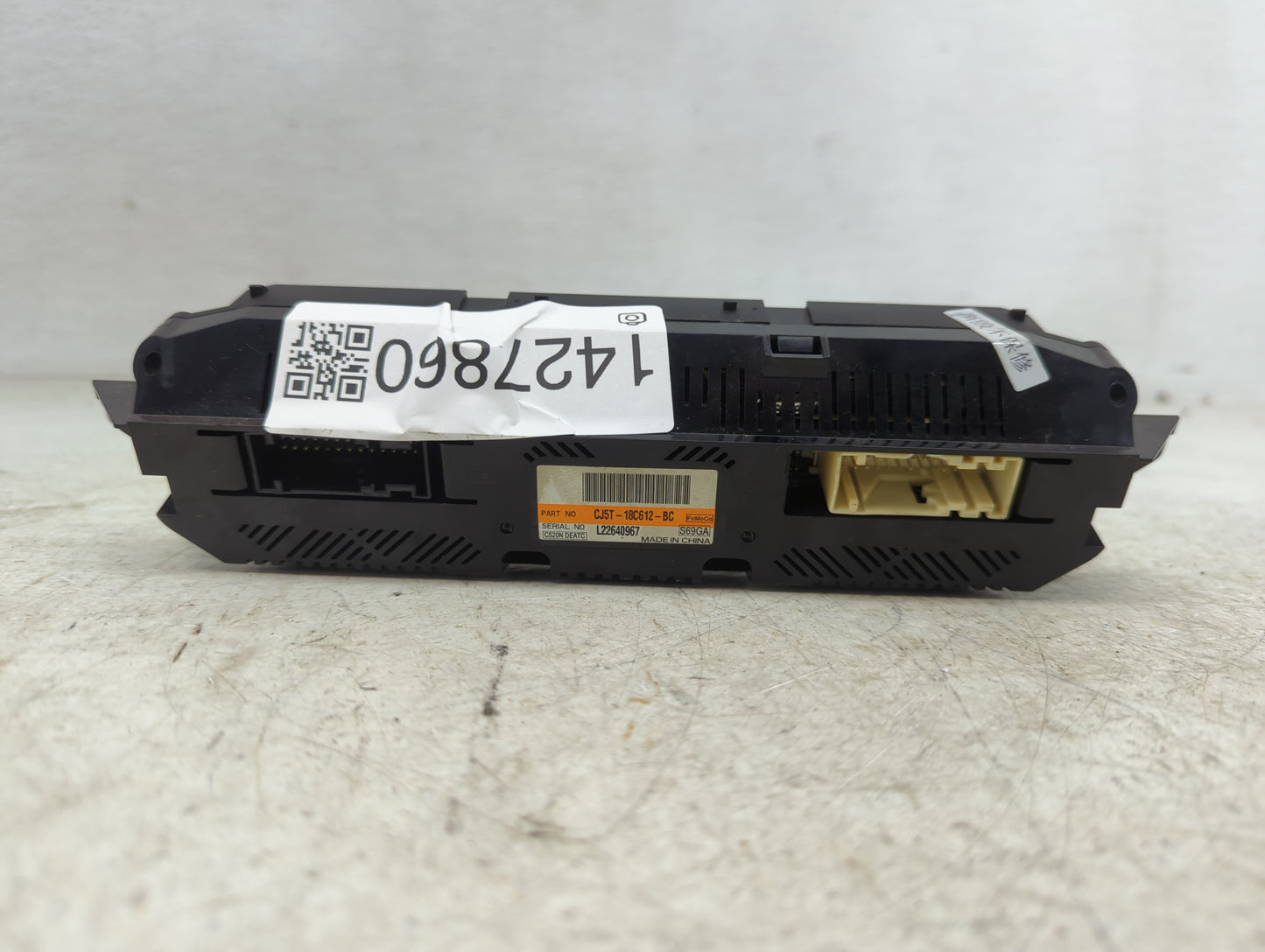 2013-2015 Ford Escape Climate Control Module Temperature AC/Heater Replacement P/N:CJ5T-18C612-BC Fits Fits 2013 2014 2015 O