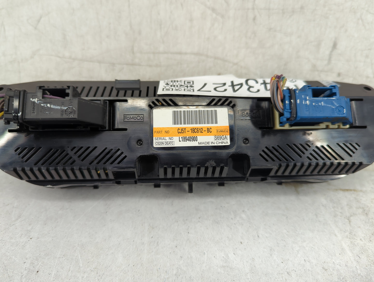 2015-2016 Ford Escape Climate Control Module Temperature AC/Heater Replacement P/N:CJ5T-18C612-BC Fits Fits 2015 2016 OEM Us
