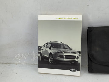 2015 Ford Escape Owners Manual Book Guide P/N:FJ5J19A321AA OEM Used Auto Parts