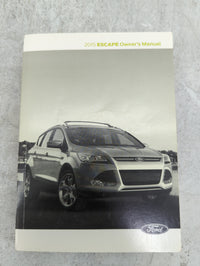 2015 Ford Escape Owners Manual Book Guide P/N:FJ5J19A321AA OEM Used Auto Parts - Oemusedautoparts1.com