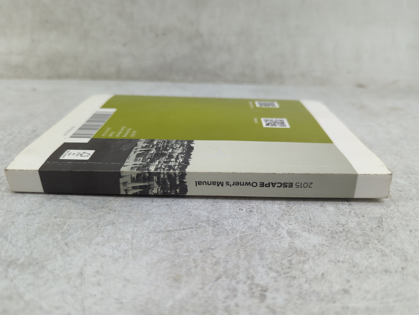 2015 Ford Escape Owners Manual Book Guide P/N:FJ5J19A321AA OEM Used Auto Parts - Oemusedautoparts1.com