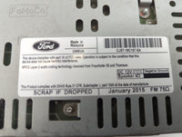 2013-2015 Ford Escape Radio AM FM Cd Player Receiver Replacement P/N:CJ5T-19C107-EA Fits Fits 2013 2014 2015 OEM Used Auto P