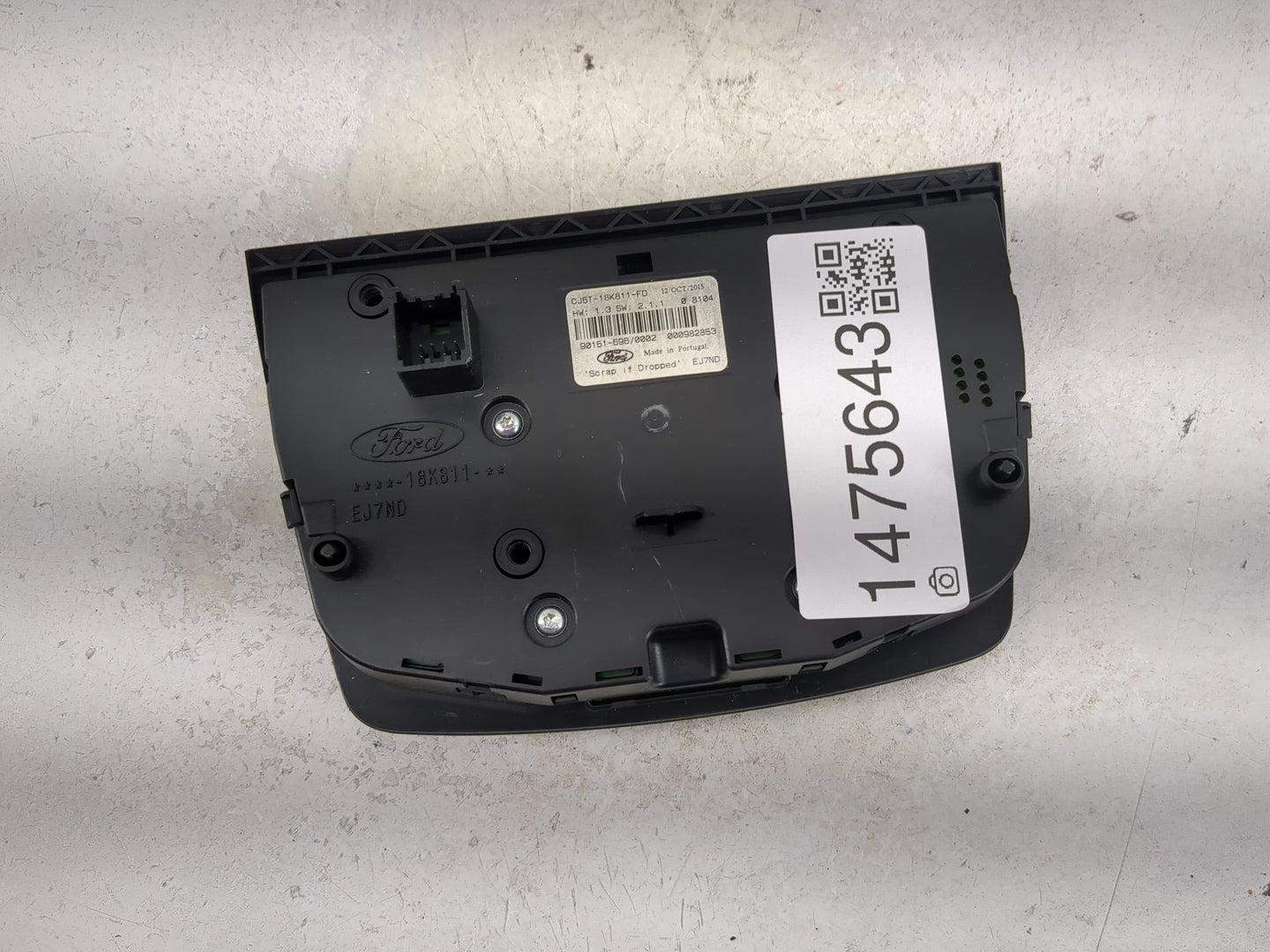 2015 Ford Escape Radio Control Panel 1475643 - Oemusedautoparts1.com