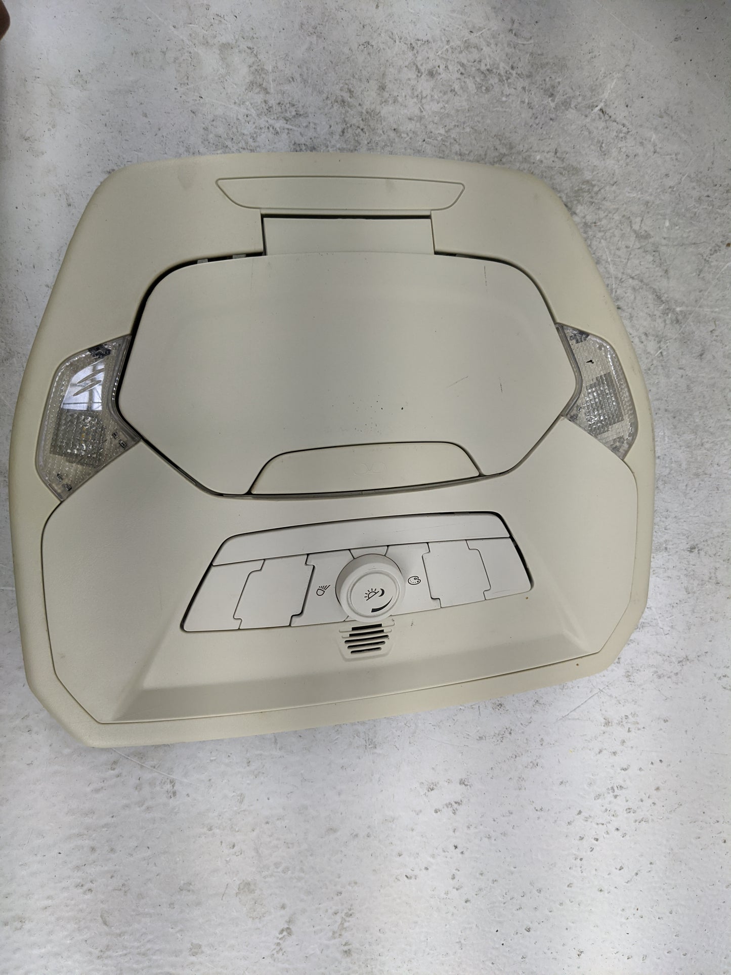 2015 Ford Escape Overhead Roof Console Tan - Oemusedautoparts1.com