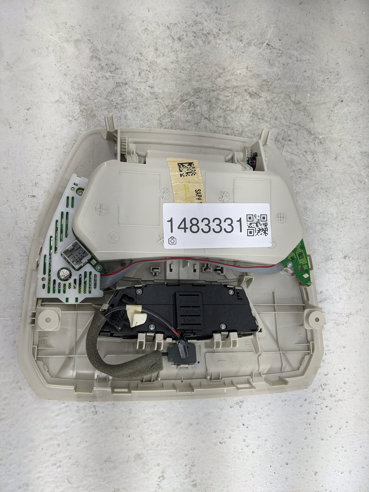 2015 Ford Escape Overhead Roof Console Tan - Oemusedautoparts1.com