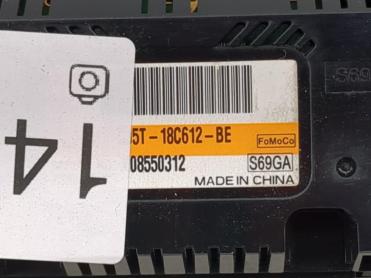 2015-2016 Ford Escape Climate Control Module Temperature AC/Heater Replacement P/N:5T-18C612-BE 08550312 Fits Fits 2015 2016