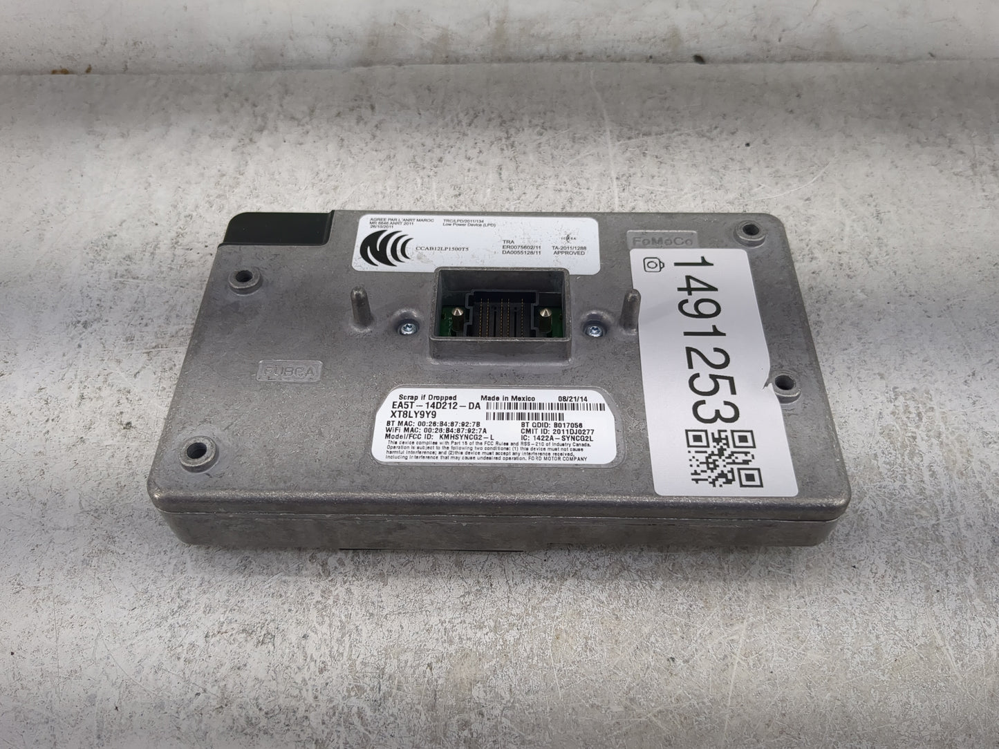 2014-2016 Ford Escape Information Display Screen 1491253 - Oemusedautoparts1.com