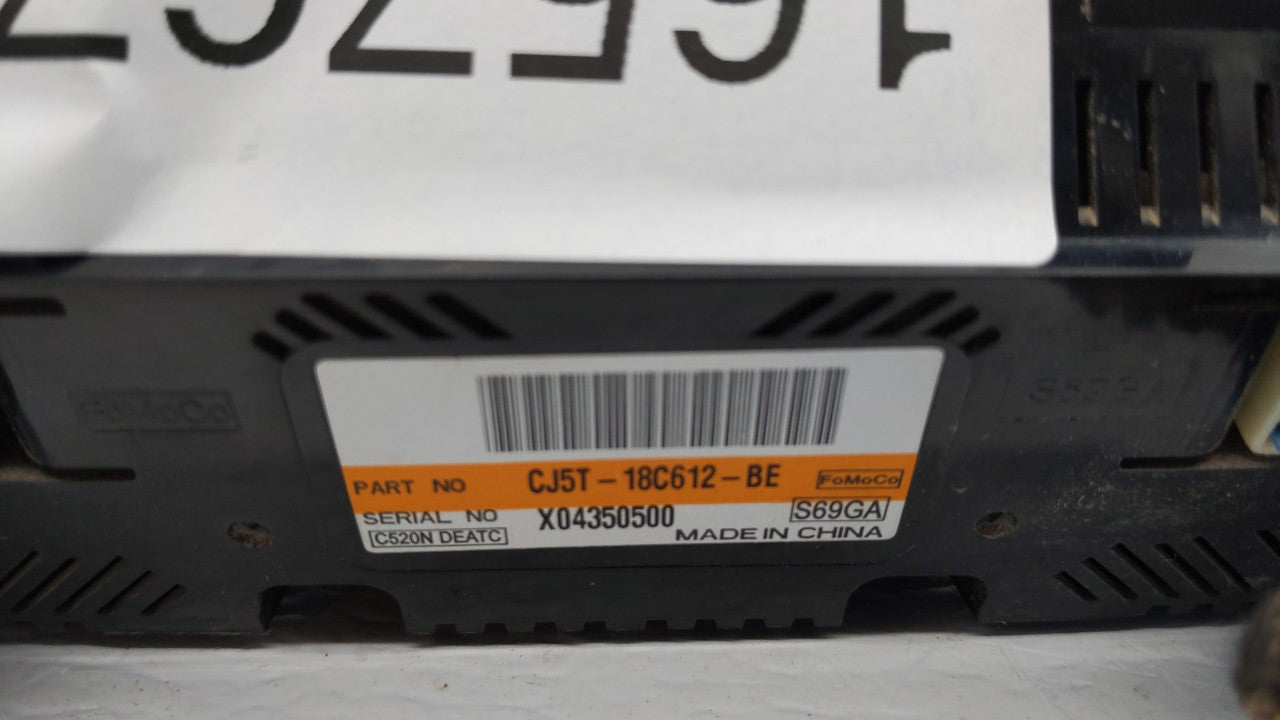 2015-2016 Ford Escape Climate Control Module Temperature AC/Heater Replacement P/N:CJ5T-18C612-BE Fits Fits 2015 2016 OEM Us