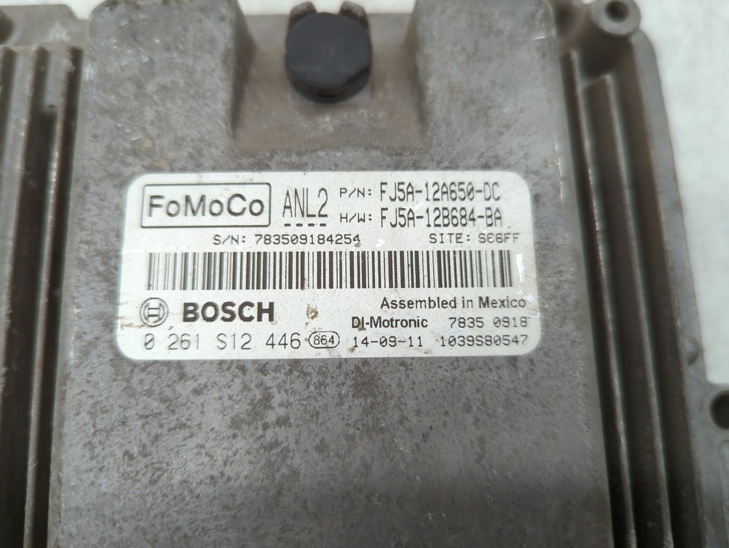 2015 Ford Escape PCM Engine Control Computer ECU ECM PCU OEM P/N:FJ5A-12A650-DC CU5T-14A624-BA Fits OEM Used Auto Parts - Oe
