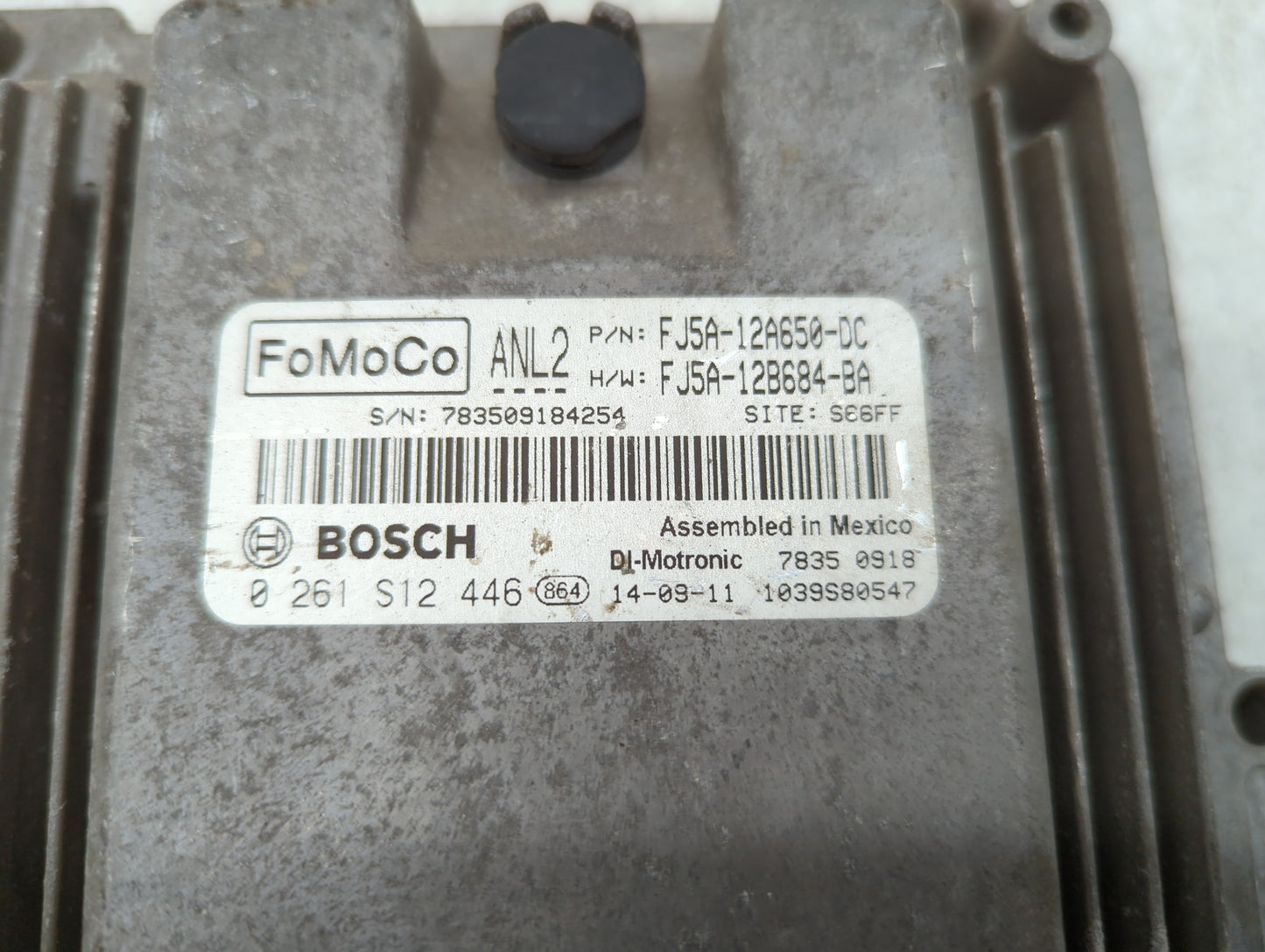 2015 Ford Escape PCM Engine Control Computer ECU ECM PCU OEM P/N:FJ5A-12A650-DC CU5T-14A624-BA Fits OEM Used Auto Parts - Oe