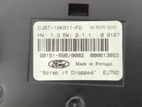 2015 Ford Escape Climate Control Module Temperature AC/Heater Replacement P/N:CJ5T-18K811-FD Fits OEM Used Auto Parts - Oemu