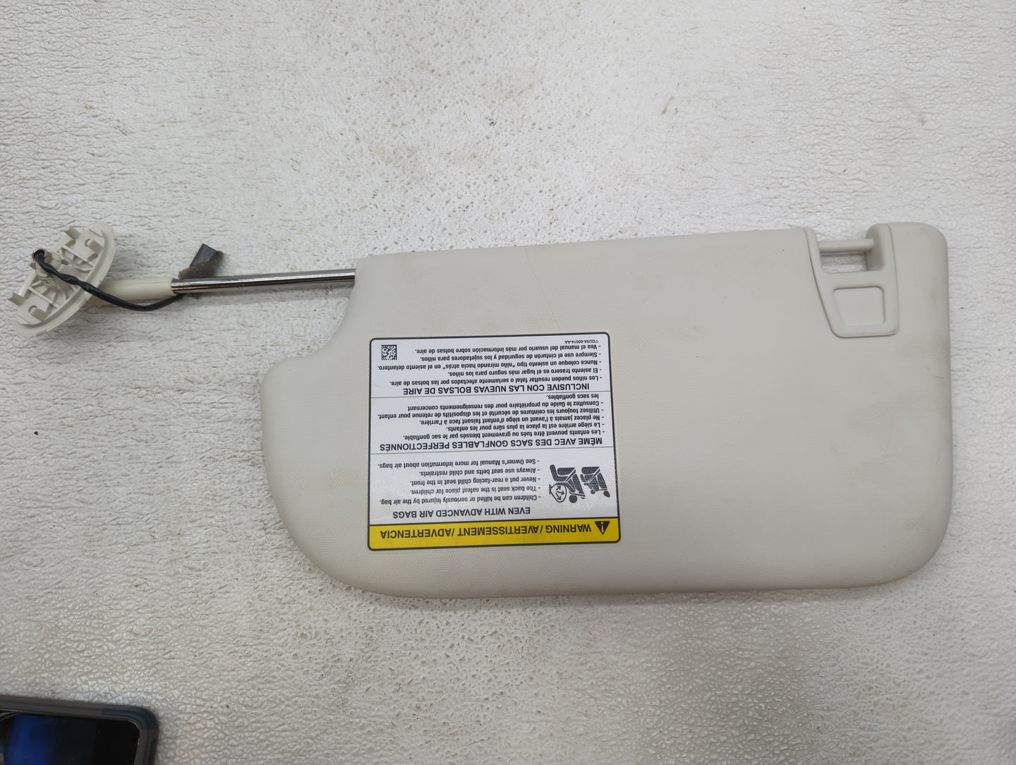 2013-2019 Ford Escape Sun Visor Shade Replacement Passenger Right Mirror Fits Fits 2013 2014 2015 2016 2017 2018 2019 OEM Us