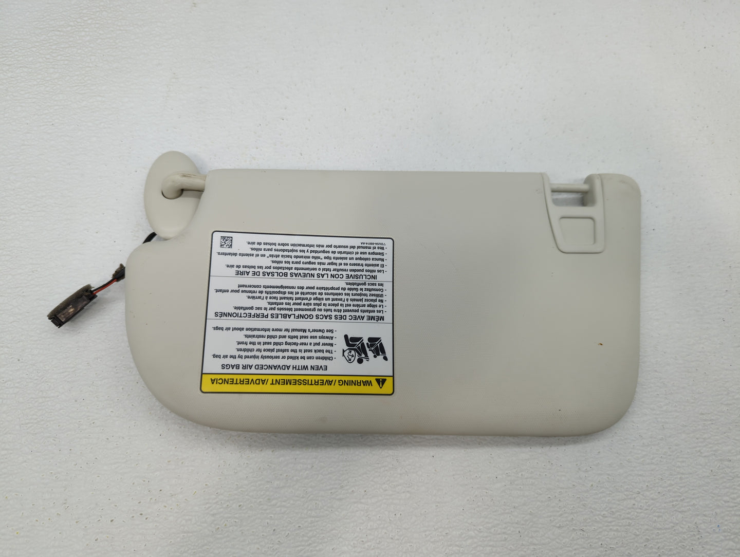 2013-2019 Ford Escape Sun Visor Shade Replacement Passenger Right Mirror Fits Fits 2013 2014 2015 2016 2017 2018 2019 OEM Us